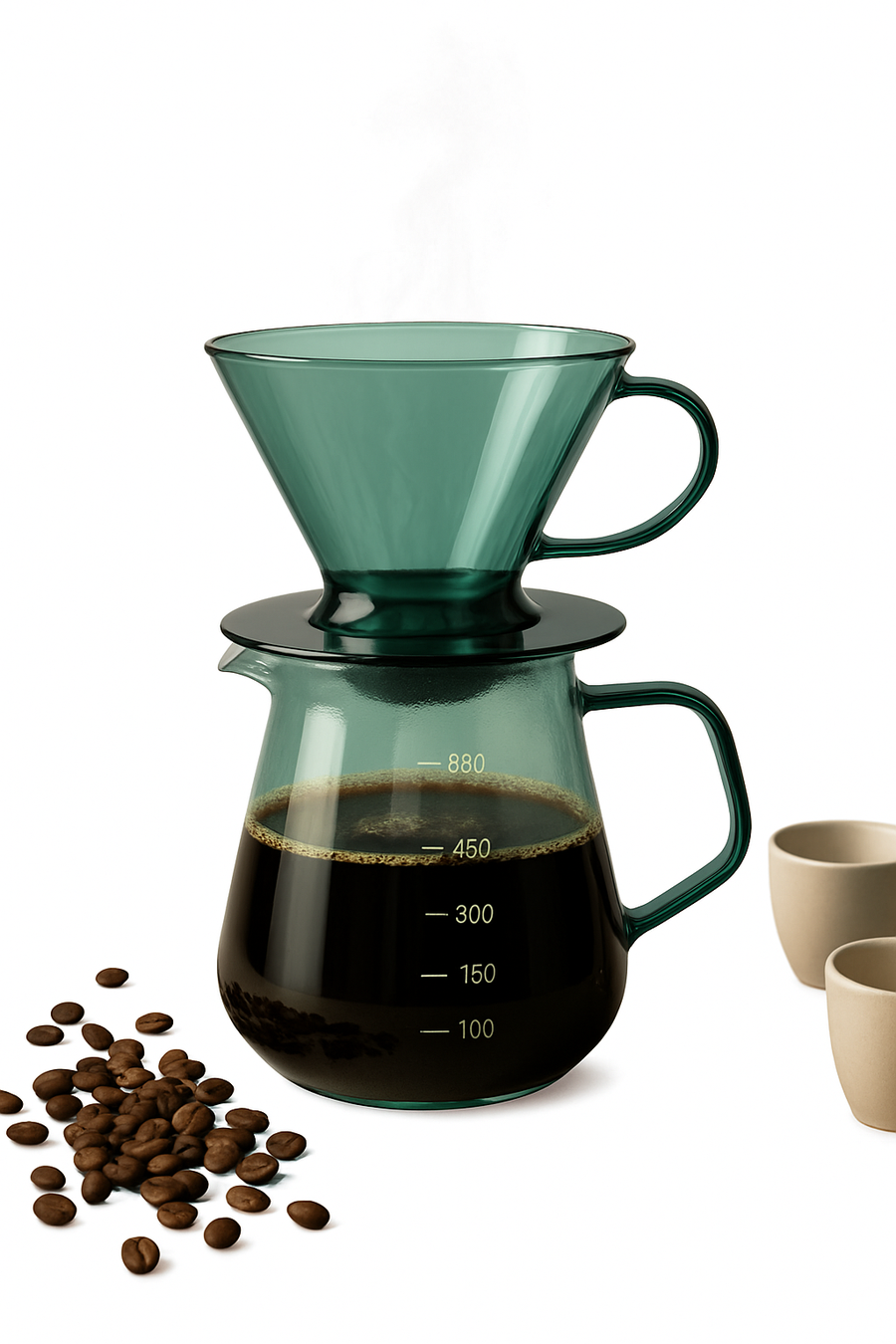 Green V60 Glass Pour...