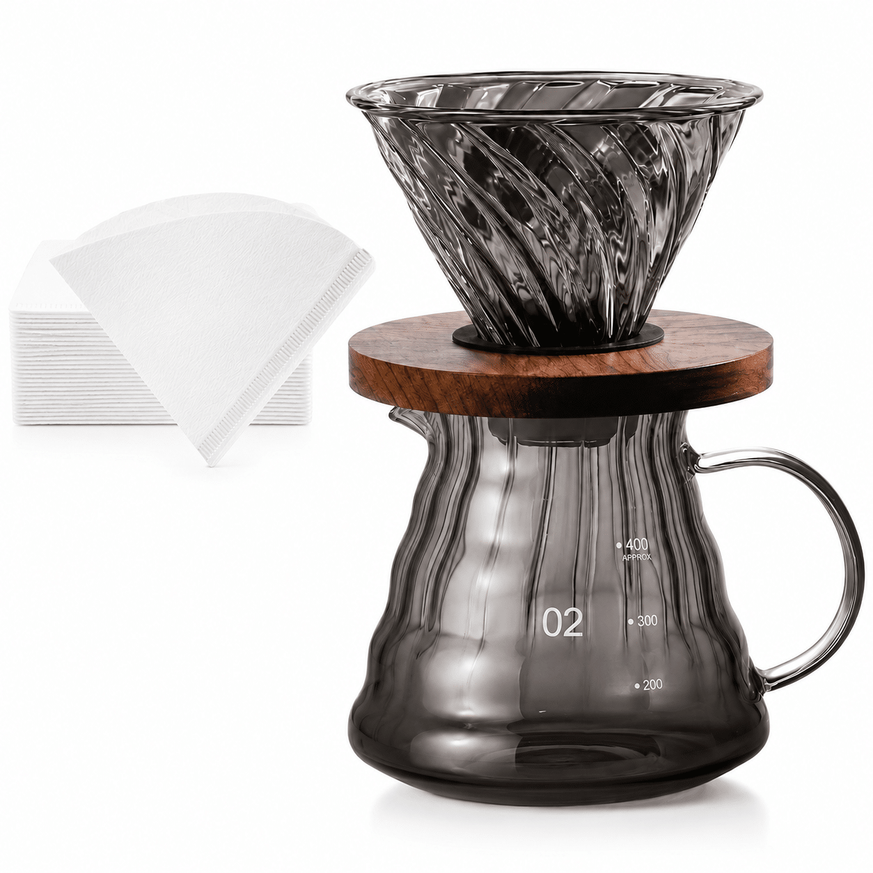 Smoked Glass V60 Set...